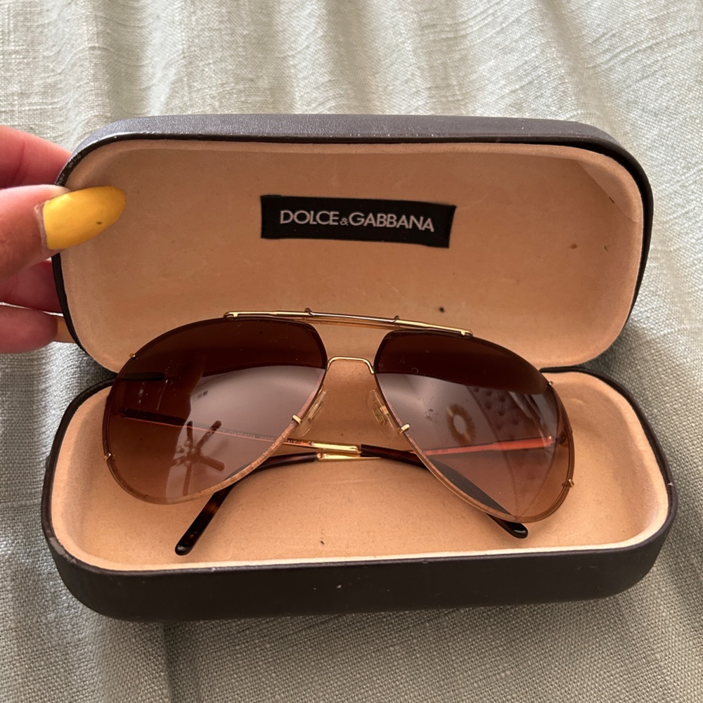 Dolce and gabbana aviator sunglasses